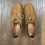 The FLEXX Suede Lester Fun Crazy Too Perforated Wedge Brown Sneaker Size 6.5 Photo 2