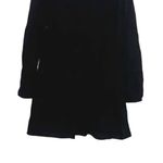 ZARA  V Neck Embroidered Long Sleeve Baby Doll Mini Dress Lined XS Black #3304 Photo 8