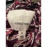 Cinq à Sept Daria Purple Silk Midi-Dress - Size 6 Photo 4