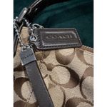 Coach  Signature Canvas & Embossed Leather Shoulder Bag F32081 Photo 3