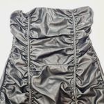 superdown  Lily Ruched Mini Dress in Black Medium Photo 3
