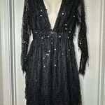 Double Crazy Black Sequin V Photo 0
