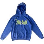 Kill Crew blue and green lux wolf hoodie Photo 0