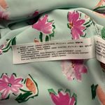 ZARA Mint and Pink Floral Ruffled Midi Dress Size Med Coquette Dollette/Shoujo: Photo 7