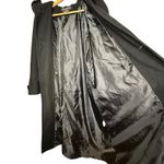 Vintage 90s DONNYBROOK Womens Full Length Wool Hooded Coat Rabbit Fur Trim Hood Black Size undefined Photo 4