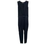 Halston Heritage  Black Silk Jumpsuit Size 2 Photo 1