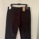 Levi's Levi’s Low Pro Mid Rise Straight Leg Corduroy Pants Black Womens 33x30 Photo 3