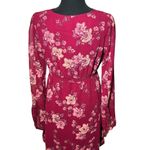 Oak and Trellis Sweetheart Midi Dress with Lace Trim Long Sleeve Size M NWT Size M Photo 3
