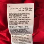 JM Collection Medium M Sheath Dress Sleeveless Red Lined Stretch V-Neck Photo 9