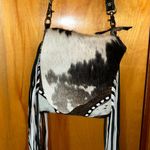 Myra Bags Cow Print Fringe Purse Photo 0