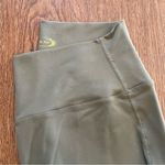 JOYFOLIE Olive Green Mesh Panel Athletic Leggings Size L Size L Photo 4