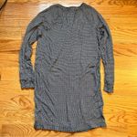Lou & grey Houndstooth Long Sleeve Pullover Dress Black and White Size XS Photo 3