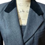 Philippe Adec Paris Women's Dark Gray & Black Vintage Blazer/Coat size 6 Photo 6