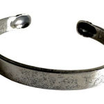 Until there's a cure HIV awareness silver plated cuff bracelet Photo 0