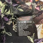 Kimchi Blue  Urban Outfitters Black Sheer Embroidered Floral top size small Photo 9