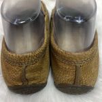 UGG  Australia Beige Fur Lined Logo Buckle Loafer Size 7 A1 Photo 6