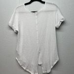 a.n.a . Knit Split Top Womens Small Beachy Coastal Nautical Workwear Career Chic Photo 4