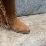 Brother Womens Size 6 Vellies Atlas Western fringe suede in Honey Suede Tan Photo 7