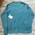 Something Navy NWT  Flecked Crewneck Sweater in Teal Sicily Combo Photo 4