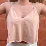 Forever 21 Pink Suedelike Crop Low Cut Tank Photo 0