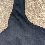 Black Ribbed Sports Bra Photo 1