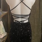 Elegant Black Sequin Dress small No brand Photo 0