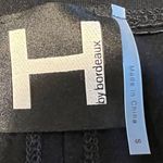 H by Bordeaux ‎ Women's Black Short Sleeve V-Neck Top T-Shirt Photo 1