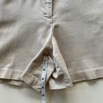 Vintage Tribella Petite Khaki Cotton Shorts Tan Photo 6