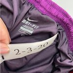Nike  Shorts Womens Small Purple Dusk Red‎ Trim Tempo Dri Fit Running Photo 3