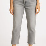 Rag and Bone Maya Slim Ankle Jeans Women’s Size 24 Acid Wash High Rise Frayed Hem Photo 0