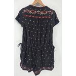 Free People Free‎ People Song For You Embroidered Romper Short Sleeve v-neck Aztec Medium Photo 3