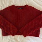 Forever 21 cropped red sweater Photo 0