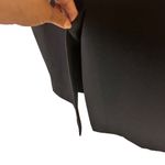 Ellen Tracy  Size 14 Midi Unlined Straight Skirt 15" Back Vent & Front Zipper Blk Photo 7