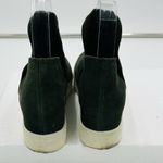 Steve Madden  Bootie Sneakers Women's Wrangle Dark Green Suede Leather Size 7M Photo 6