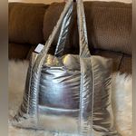 Bath & Body Works Silver Tote Bag Photo 2