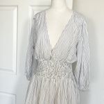 Cleobella  Sadie Striped Mini Dress Ivory Photo 5