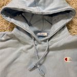 Champion  Light Blue Reverse Weave Women's Hoodie Size M Photo 5
