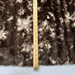 Adrienne Landau 2X Faux Fur Coat Hooded Marbled Animal Print Plush Brown Jacket Photo 8