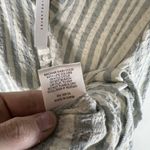 Jane and Delancey  Relaxed Stripe Button Down Top Size Medium Womens NWT Boho Photo 6