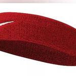 Nike π Swoosh Red White Sweat Headband Unisex Photo 0