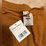 Free People Womens  tobacco color loose fitting tee Photo 1