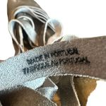 Free People Hybrid Metallic High Heel Booties Strappy Round Toe Size 39 EU 8.5 Photo 8