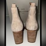Marc Fisher ML Oshay Suede Boots Size 8 Taupe Beige Tan Light Grey Photo 3