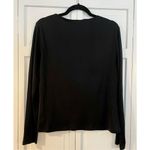 Pendleton  black vintage silk long sleeve top
M Photo 6