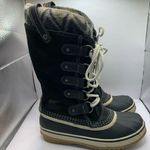 Sorel  Joan of Arctic Knit II Black Suede Boot Women's Size 6.5 NL2142-010 Photo 0
