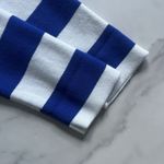 Ralph Lauren Sweater Blazer Blue White Cotton Sz M preppy old money Nautical Size M Photo 9