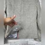 J.Crew  School Boy Womens Notch Lapel Wool Herringbone Gray Blazer size 0 Photo 7