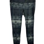 Athleta Womens Chaturanga Multi Flare Print 7/8 Leggings size Medium Gray Black Photo 2