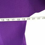 Talbots Sweater Dress Women XL Purple Merino Wool Blend Smart Casual Modern Luxe Photo 6