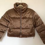 7 For All Mankind Seven For All Mankind Bronze Puffer Oversized Cropped Adjustable Waist Jacket XS Photo 1